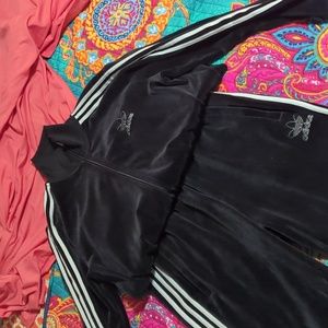 Adidas Original Velour Sweat Track Suit